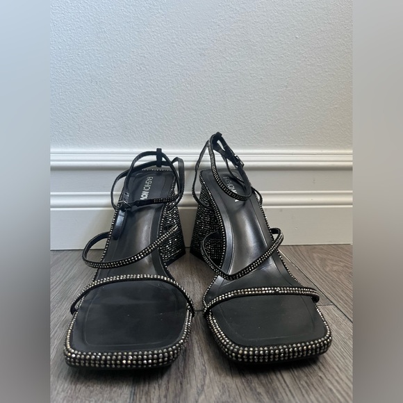 FASHION NOVA Rhinestone Heeled Sandals - Picture 4 of 6